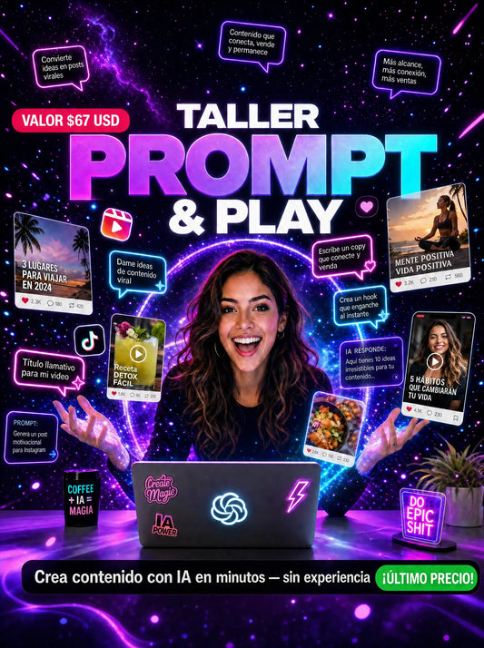 Taller Prompts y Creación de contenido con IA 🤖